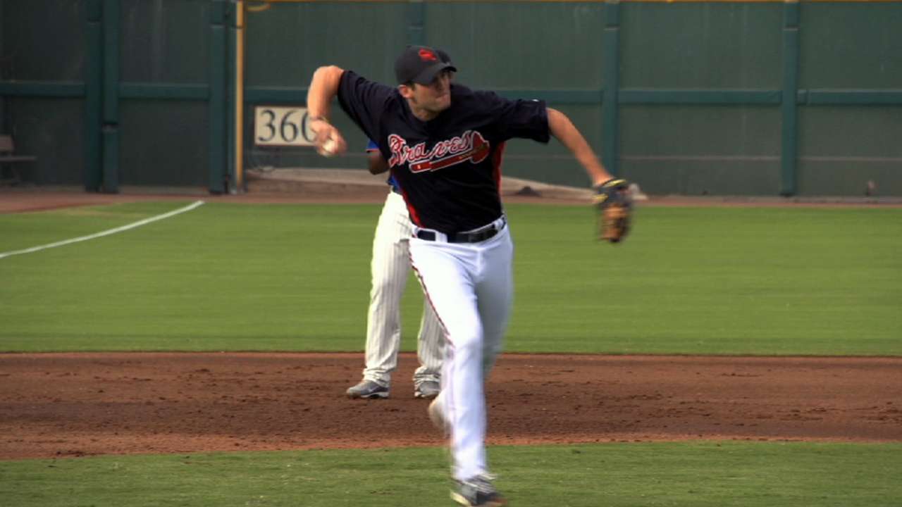 Angels acquire third-base prospect from Braves