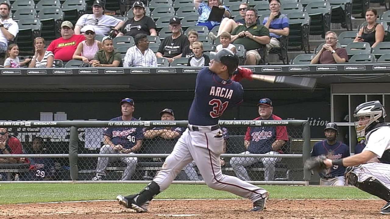 Arcia's refined plate approach already paying off