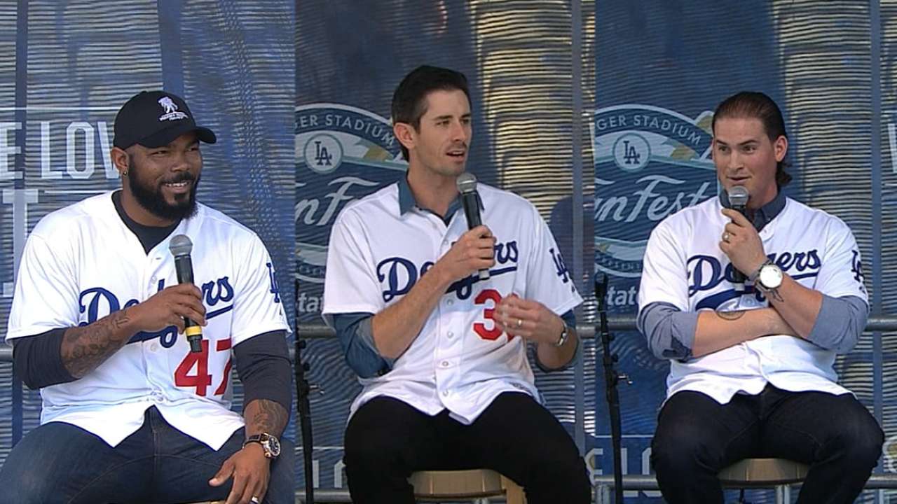 New Dodgers speak at FanFest