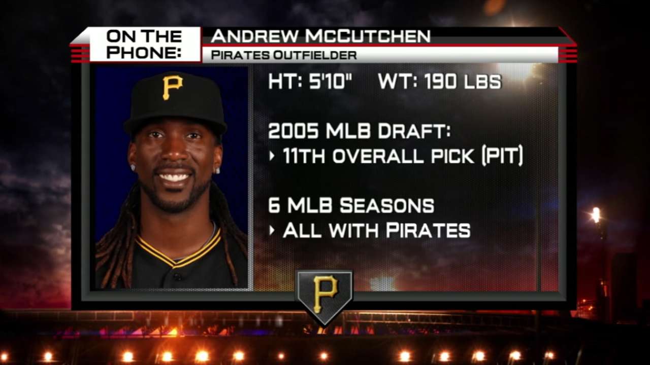 McCutchen talks Pirates in 2015