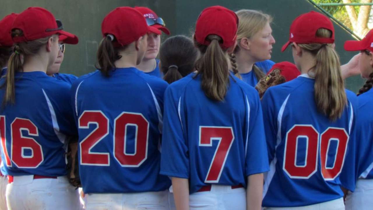 Siegal lets girls know that baseball is for all
