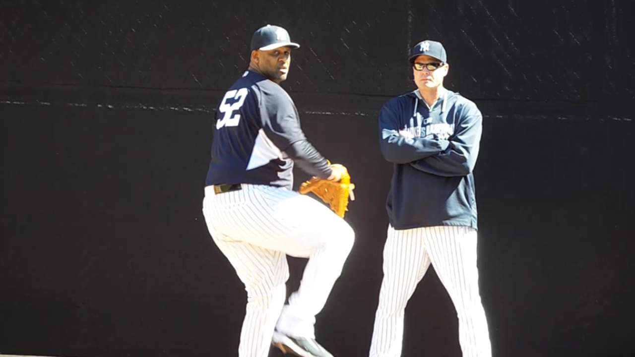 CC tosses from the mound in ST