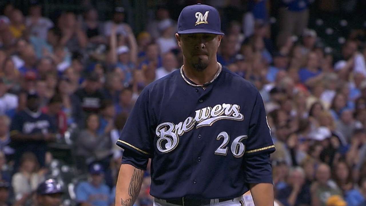 Brewers hint at Opening Day plan with spring rotation