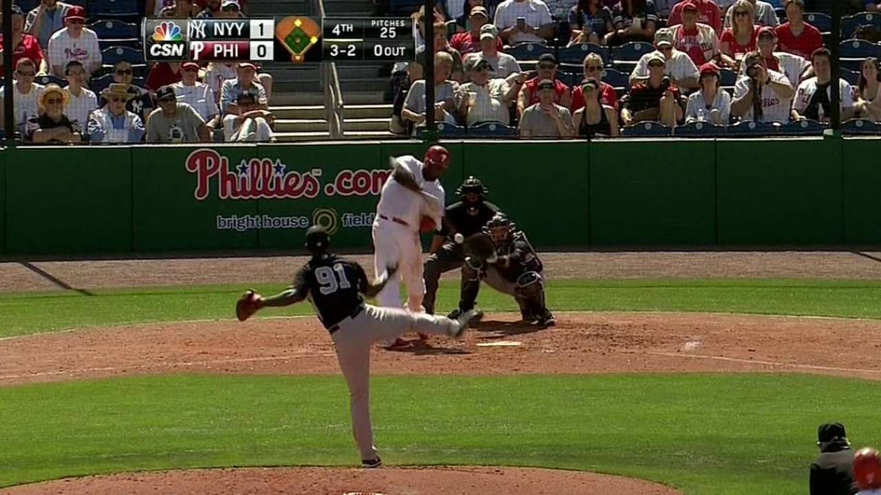Howard a spark as Phillies look sharp