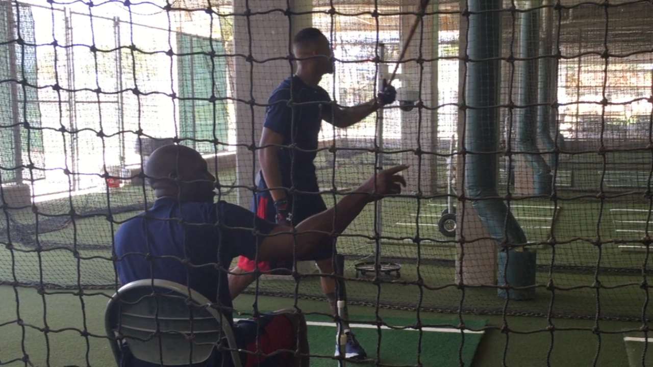 Hunter offers mentorship to Twins youngsters
