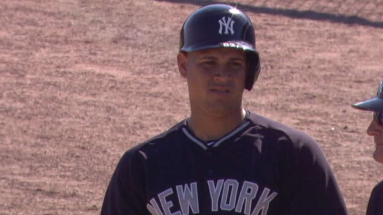 Yanks' Sanchez continues hot hitting in AFL