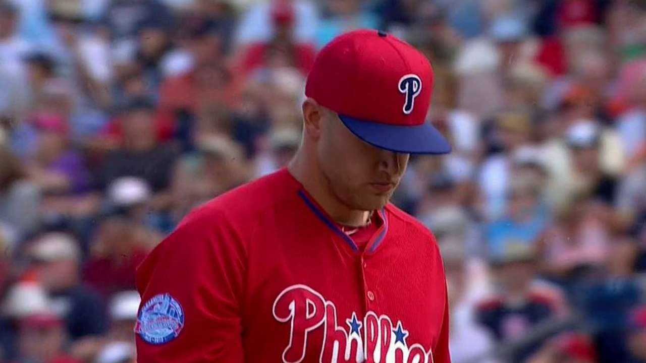 Phillies call up Rosin from Triple-A to help bullpen