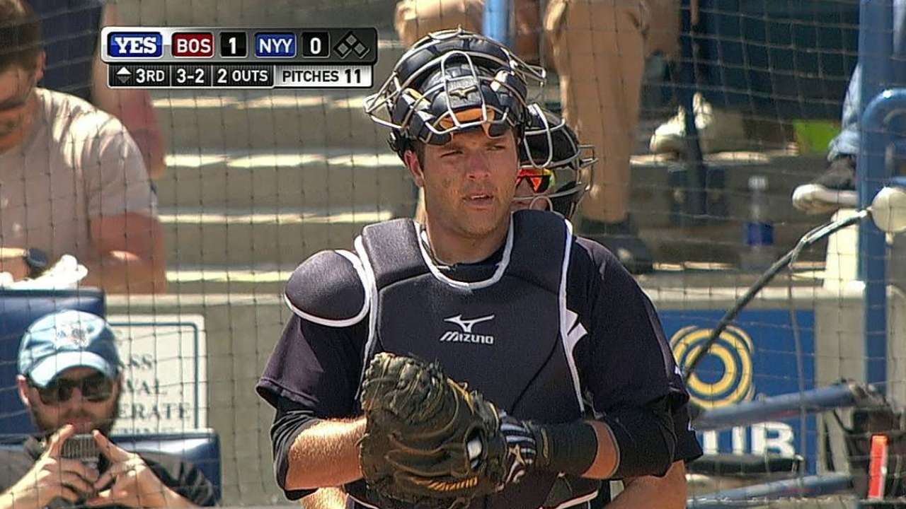 Romine clears waivers, Yanks outright catcher