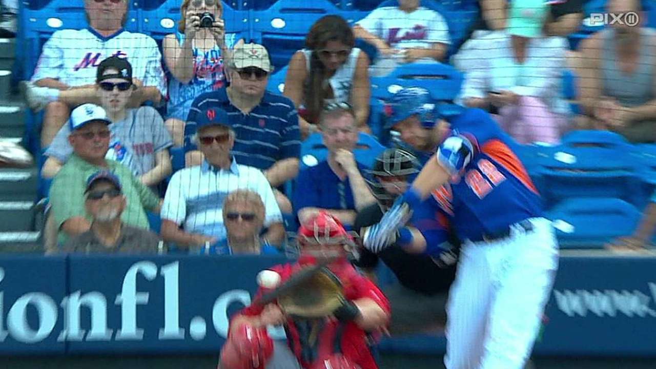 Plawecki's three-run double