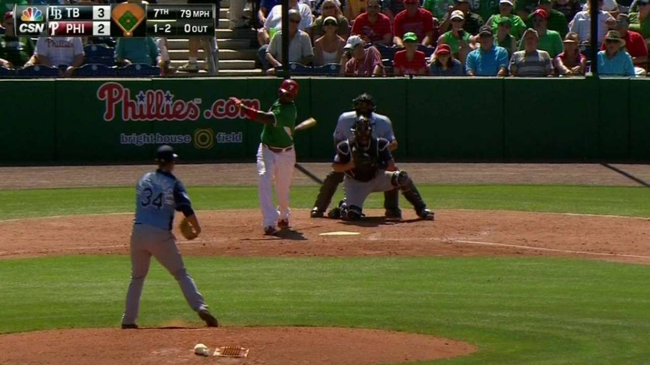 Rays option Riefenhauser, select Belisario