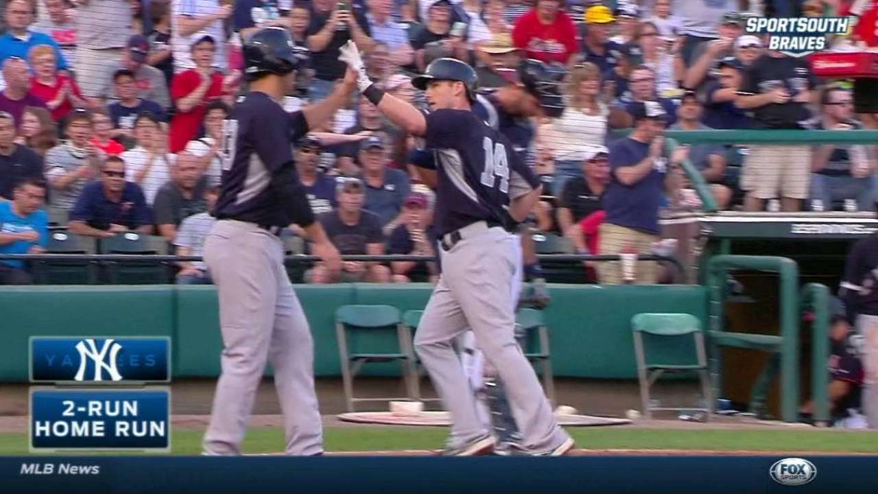 McCann, Drew dingers lead onslaught behind Tanaka