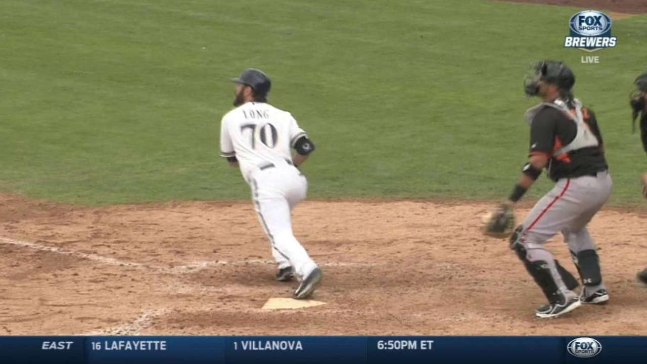 Long's solo home run