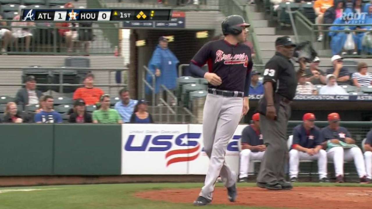 Simmons' RBI single