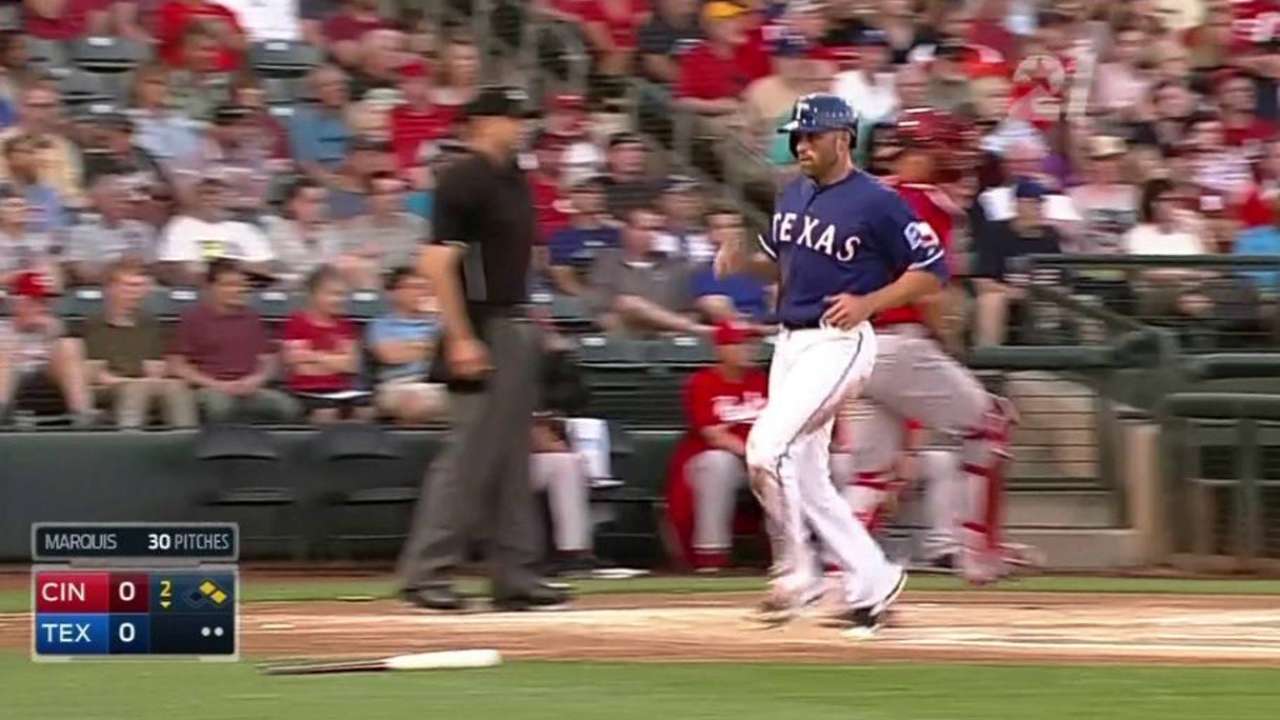 Rua's three-run triple in eighth caps four-RBI night