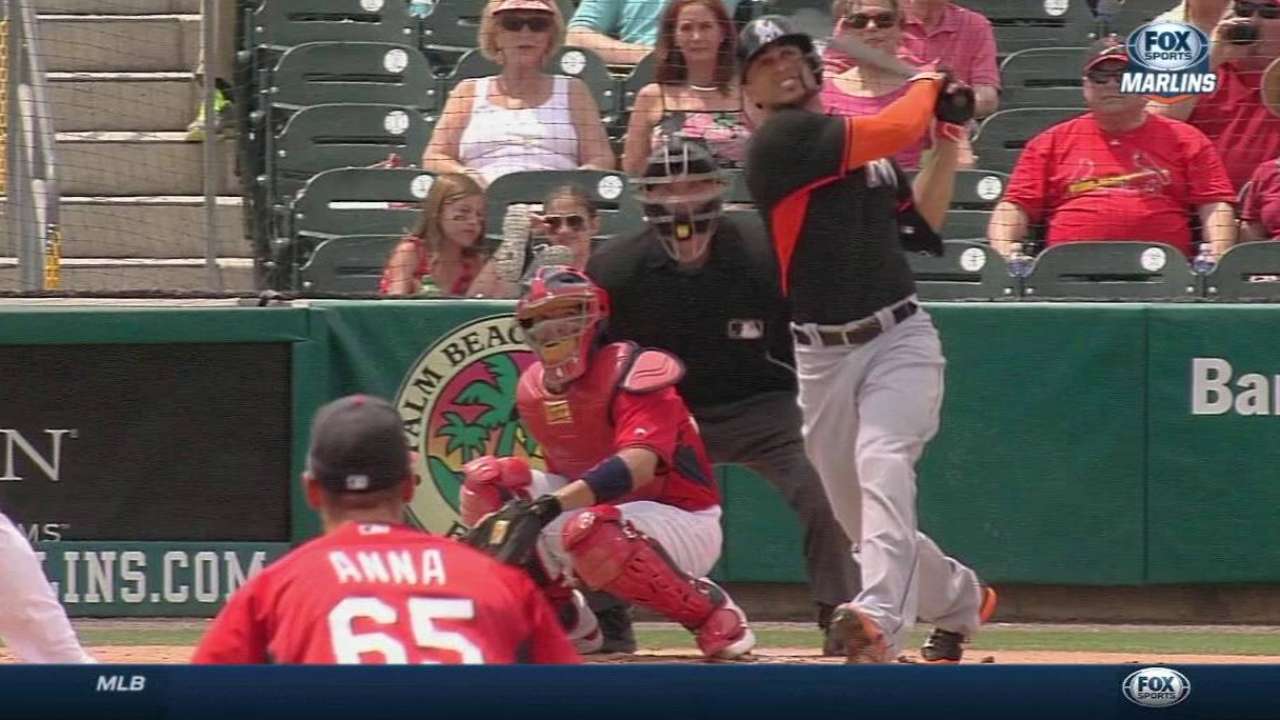 Stanton's solo blast to center