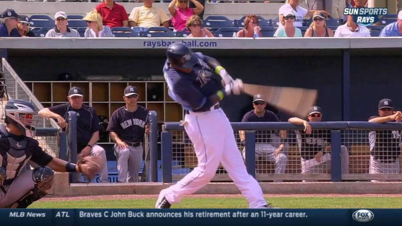 Beckham laces a triple