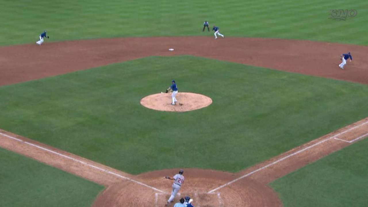 Hutchison's heads-up play