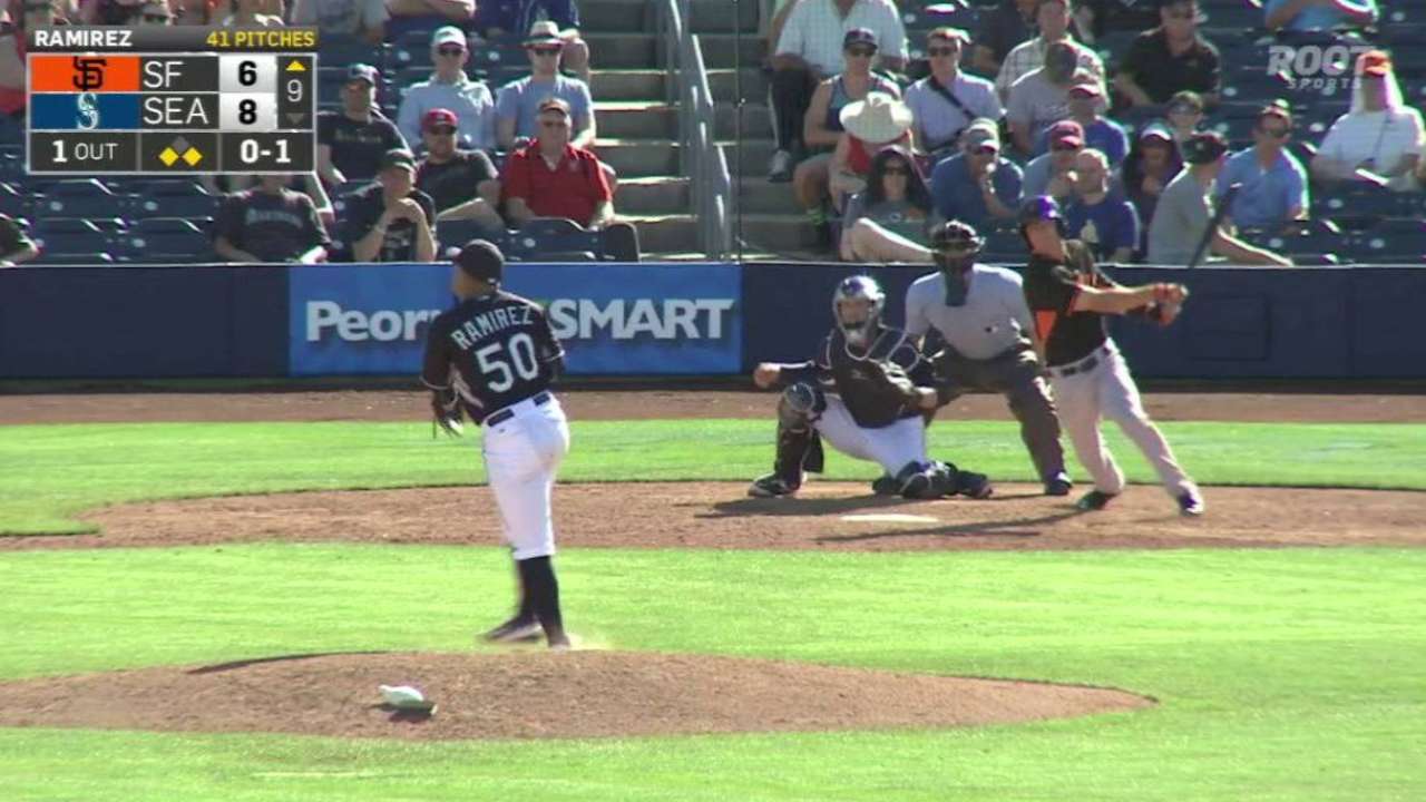 Tomlinson's two-run triple