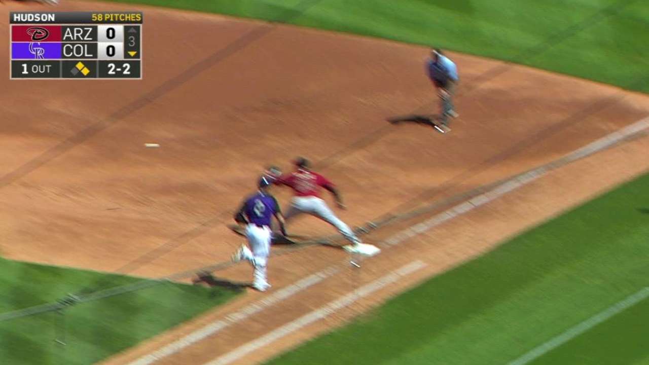 Hill starts double play