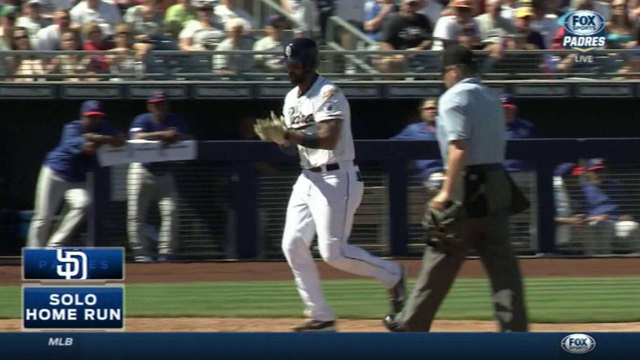 Kemp's homer to left
