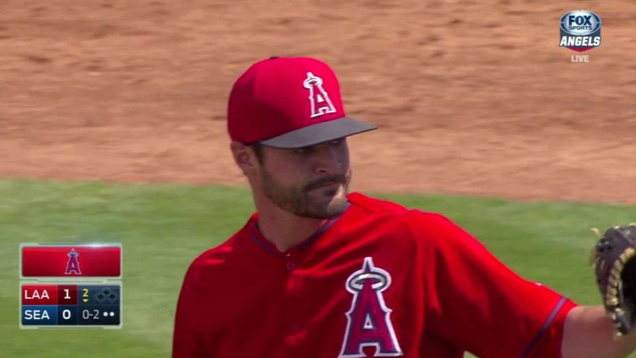 Tropeano's first strikeout