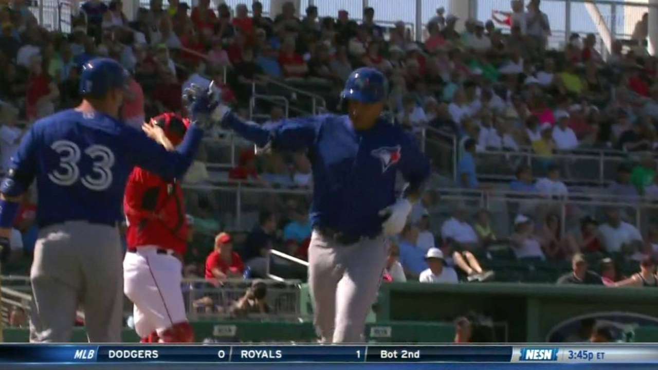 Goins rejoins Blue Jays from Buffalo; Redmond designated