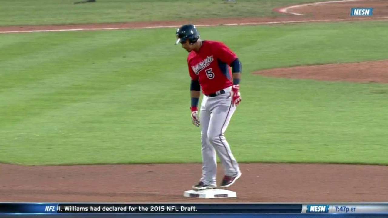 Escobar in the starting lineup following birth of son