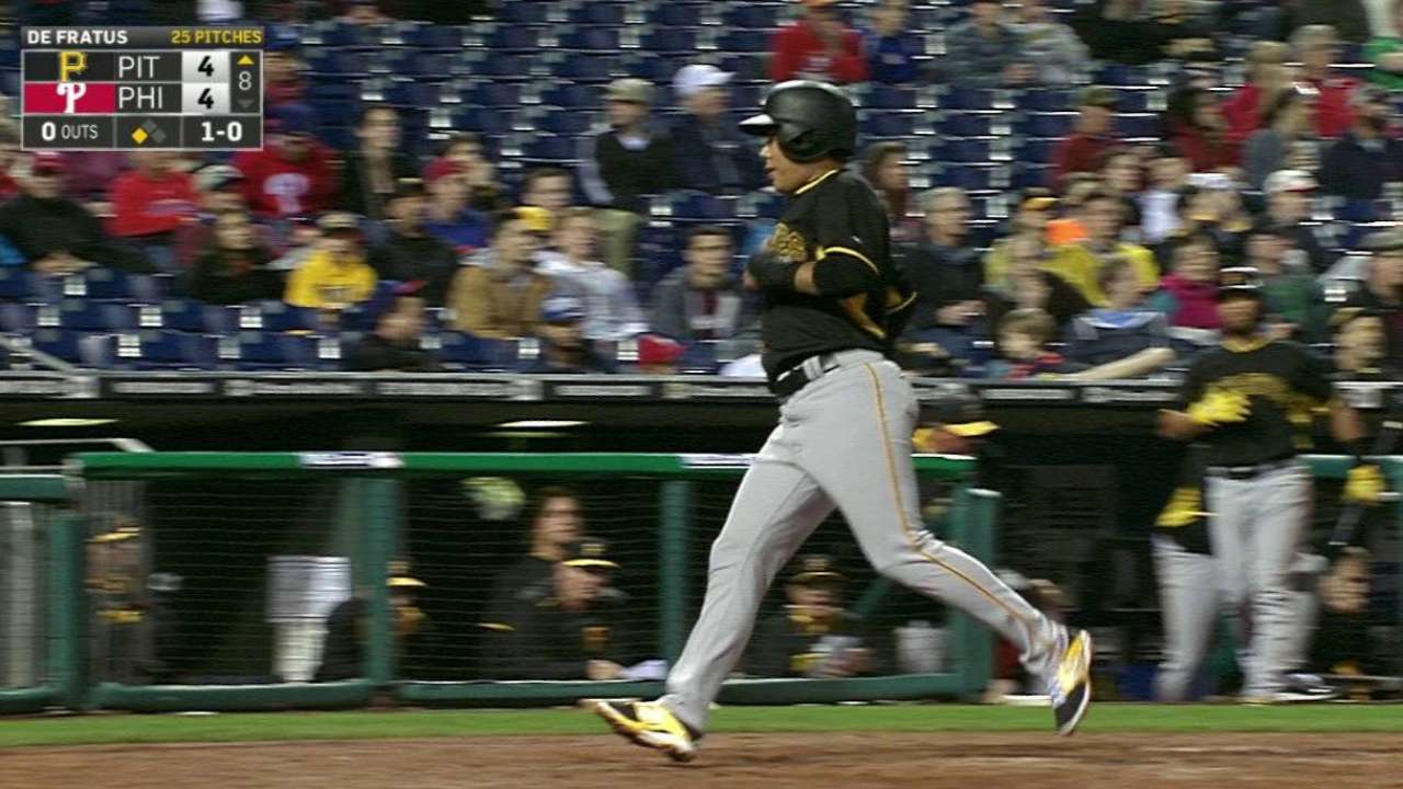Pirates fall to Phillies on walk-off