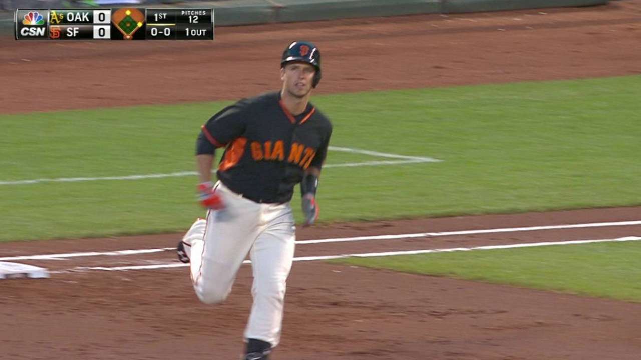 Posey homers behind Cain's solid spring finale
