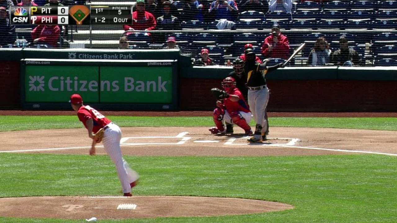 Buchanan's first strikeout