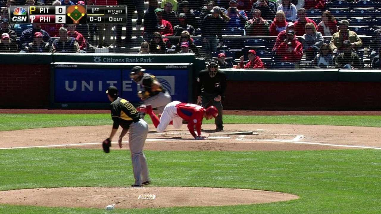 Sizemore's hit-by-pitch RBI