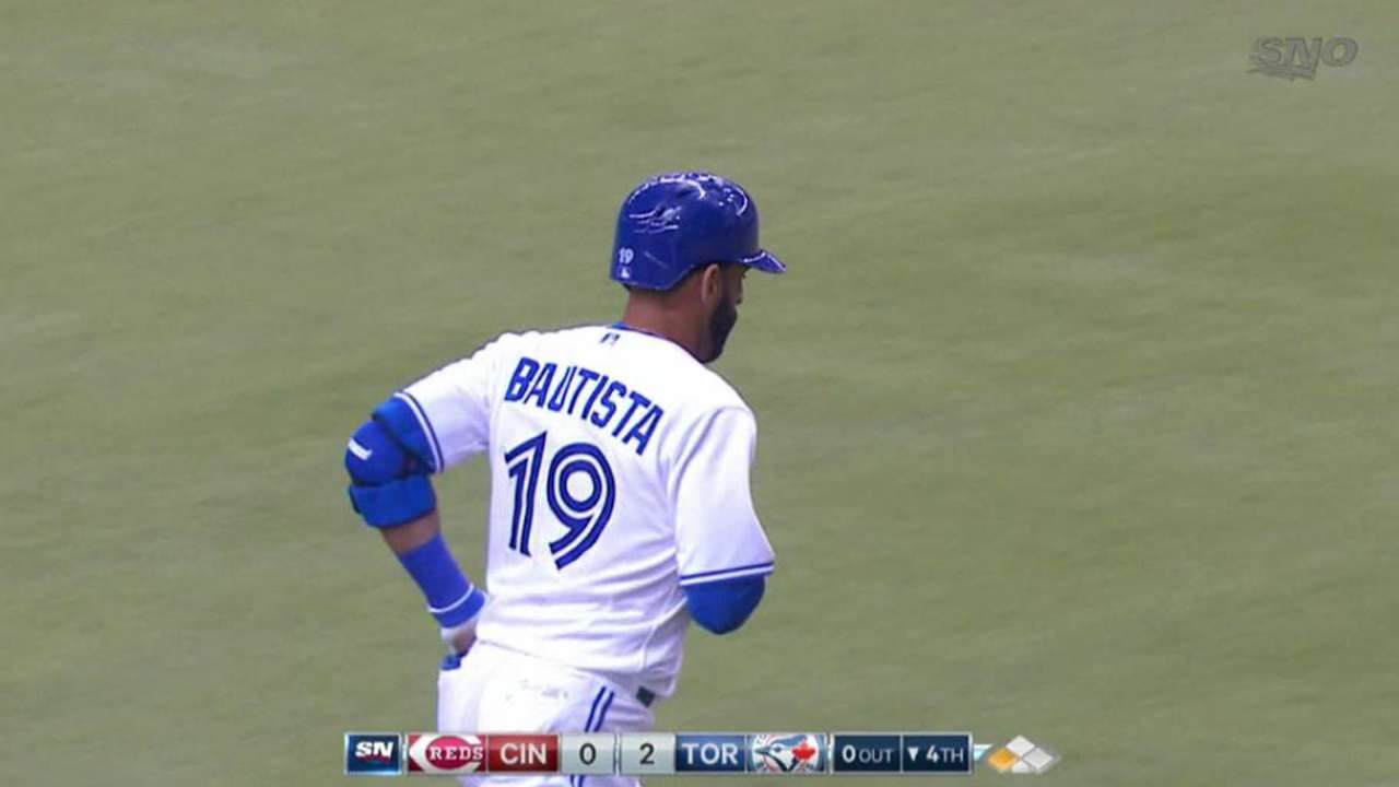 Bautista's RBI double