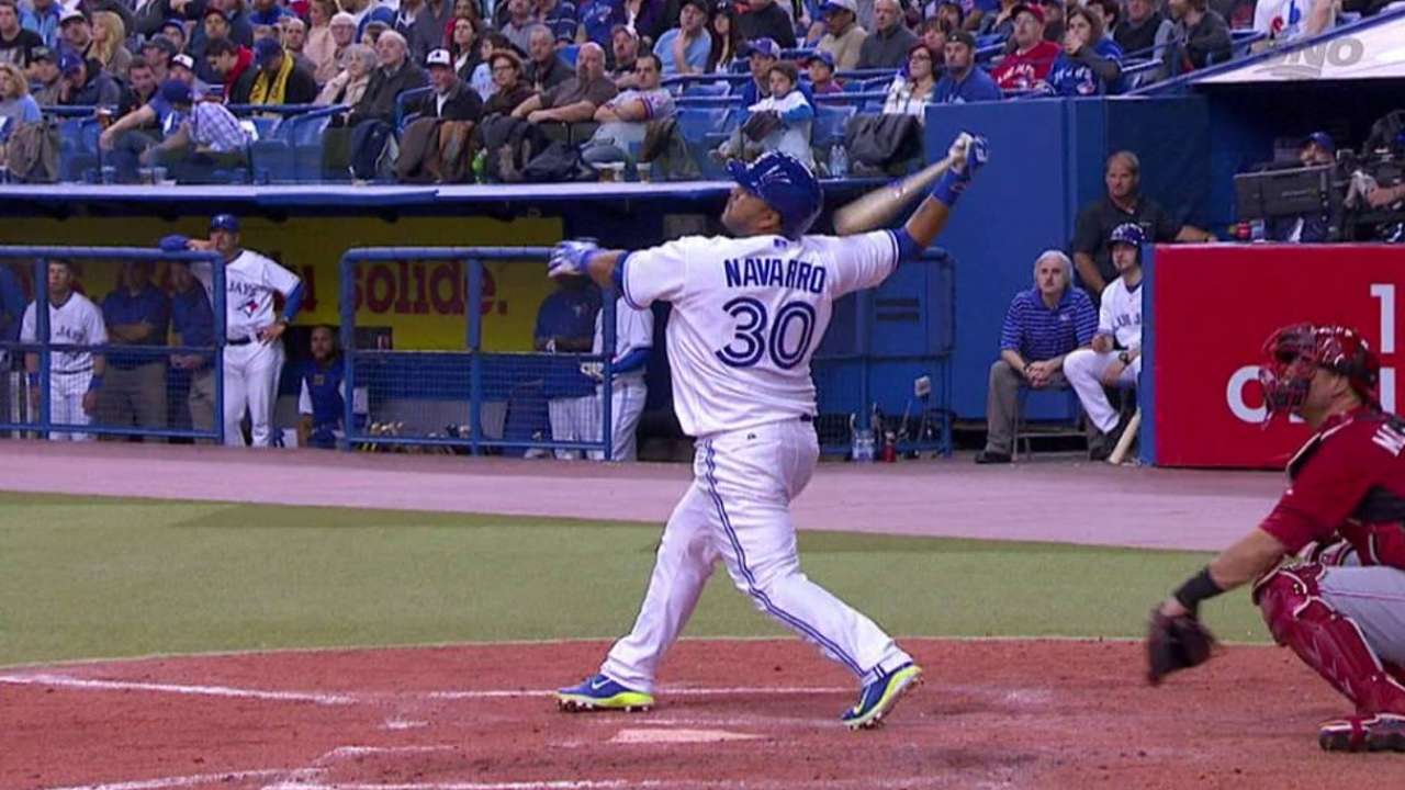 Narvarro's RBI double
