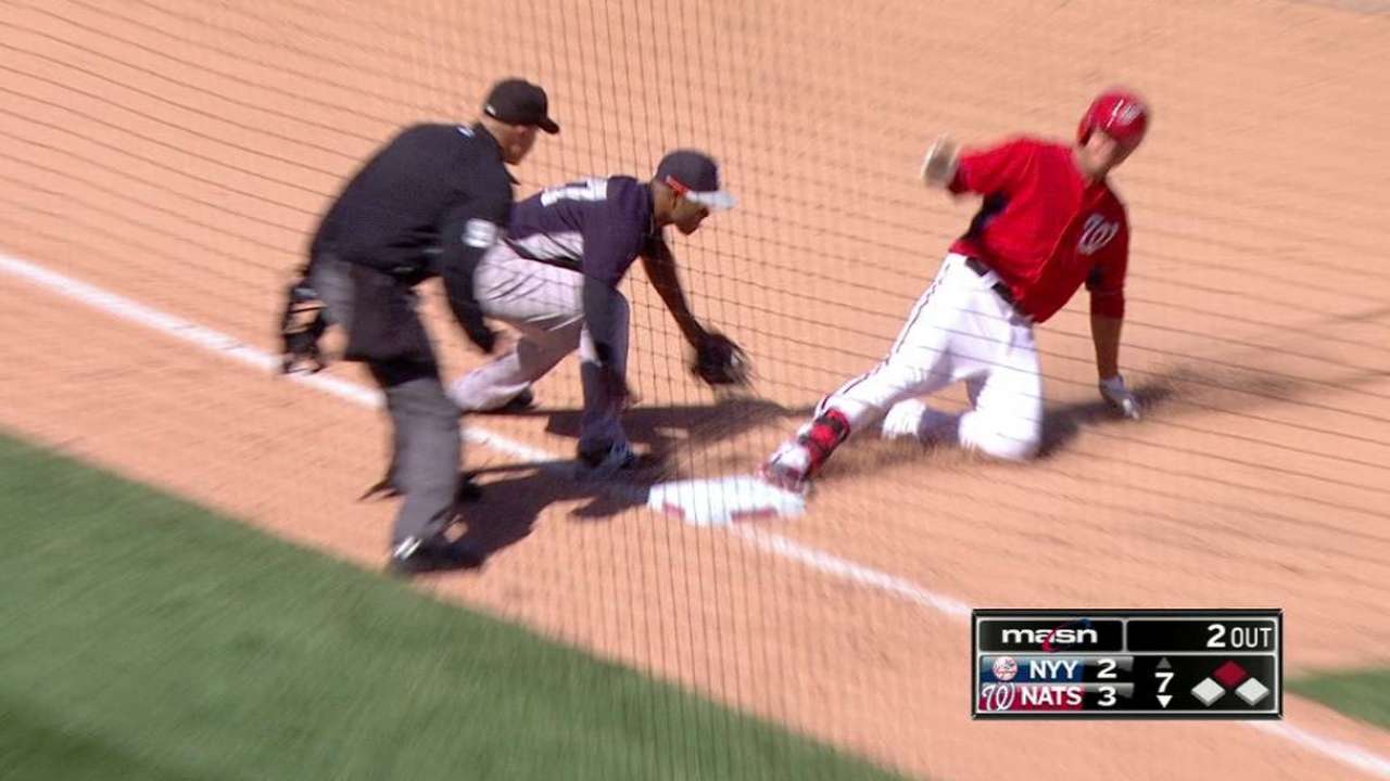 Nats recall den Dekker as 26th man