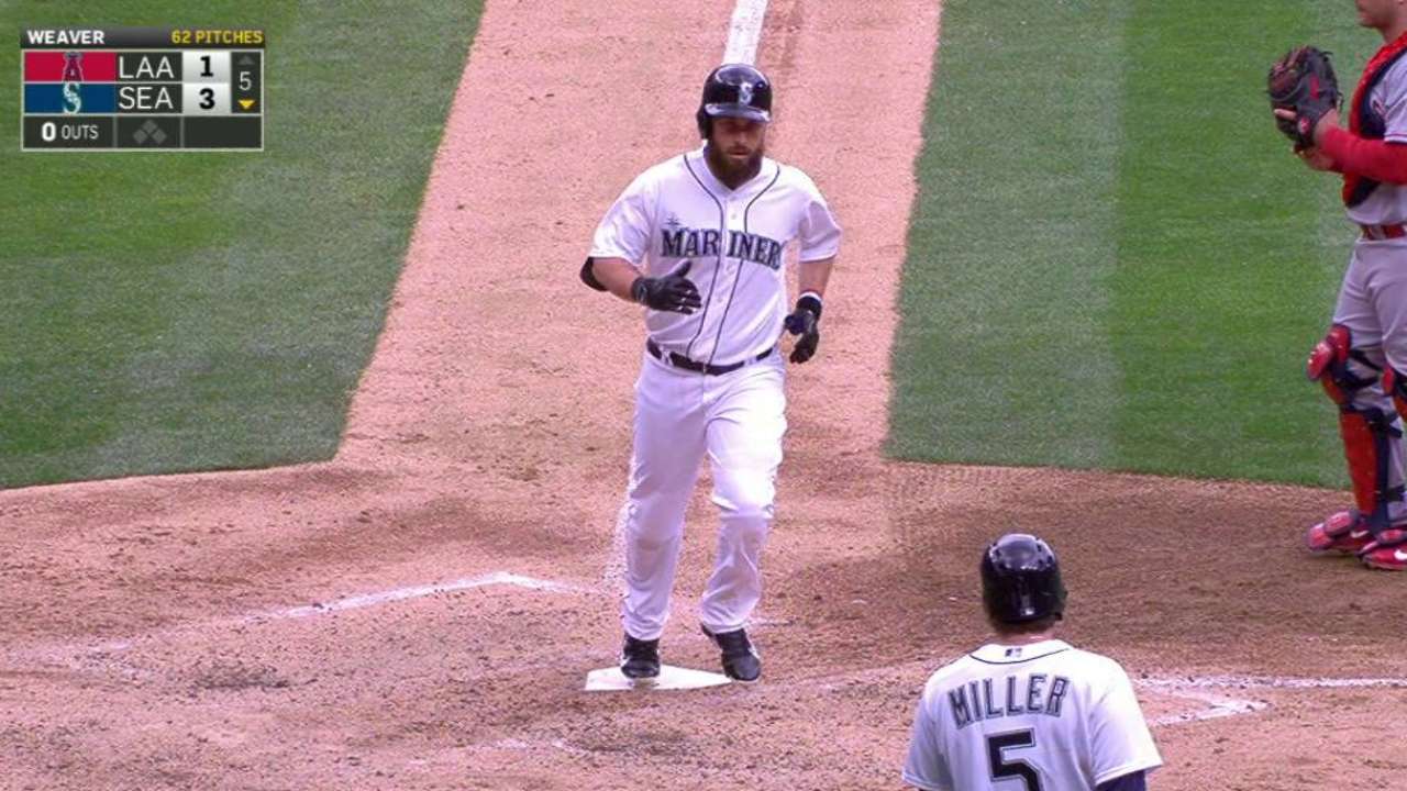 Ackley's solo shot