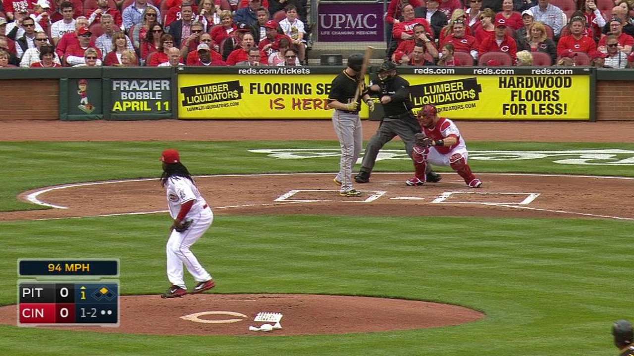 Cueto's first K of 2015
