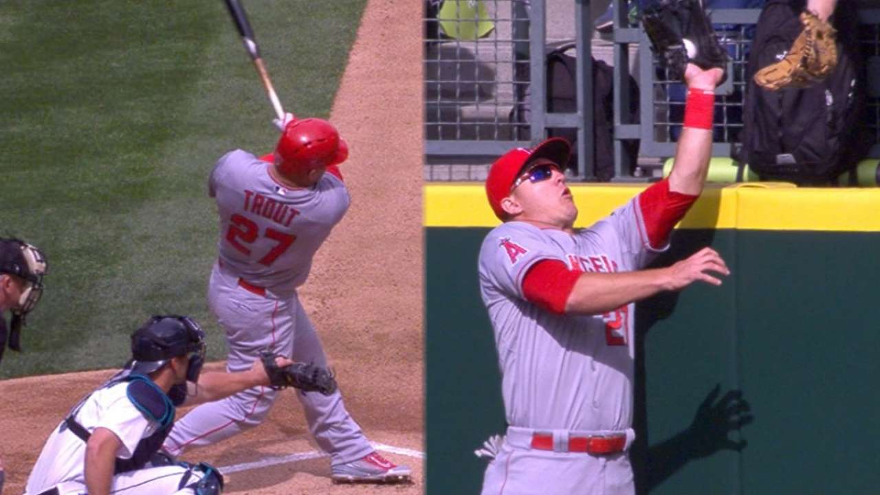 Must C: Trout flaunts skills