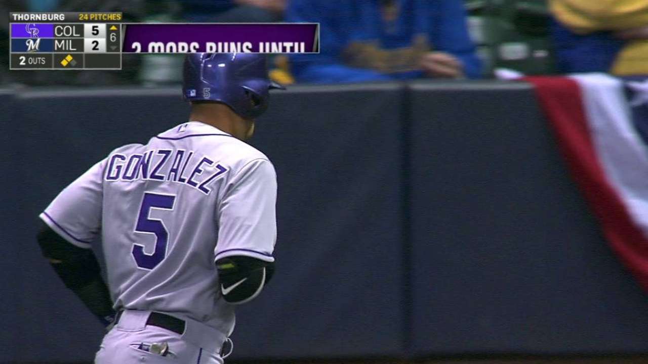 Lyles, bates guiaron a los Rockies a otra victoria