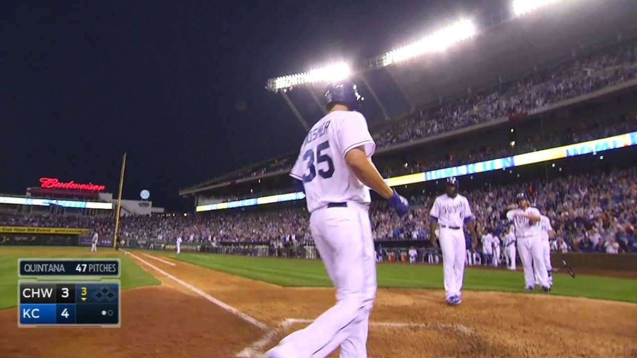Hosmer's three-run homer