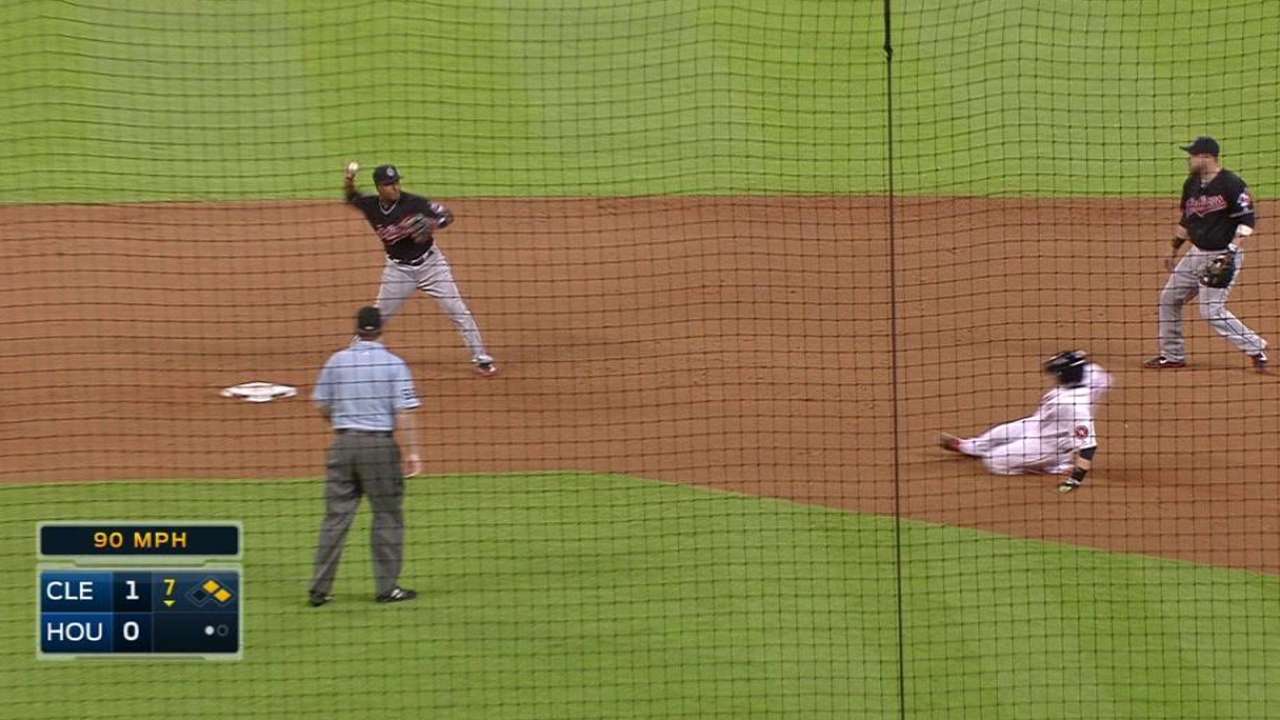 Rzepczynski gets the double play