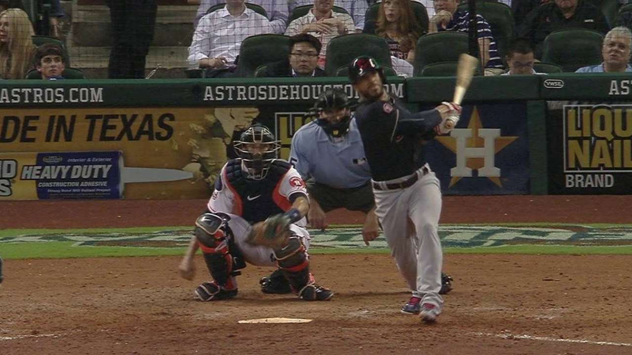 Aviles' solo home run