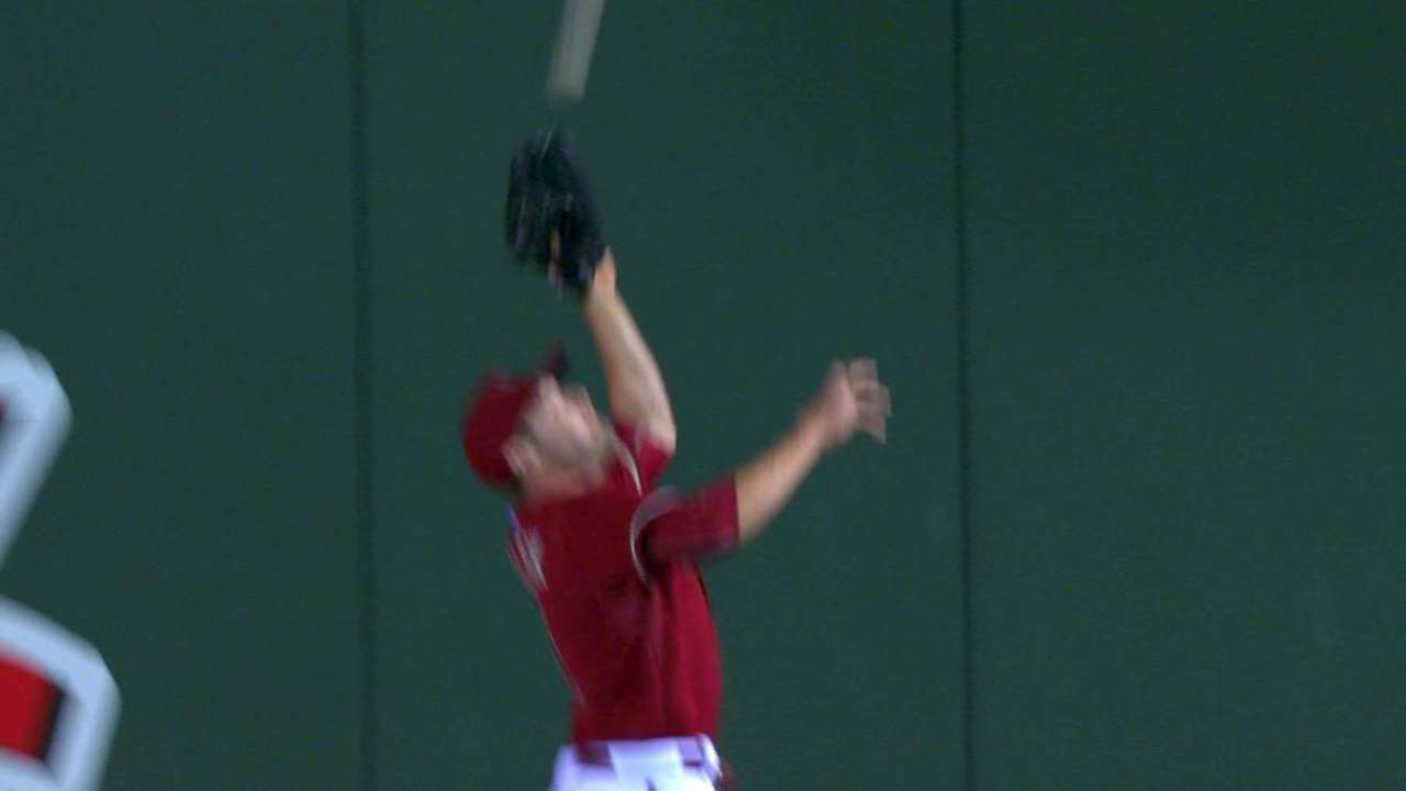 Pollock's jumping catch