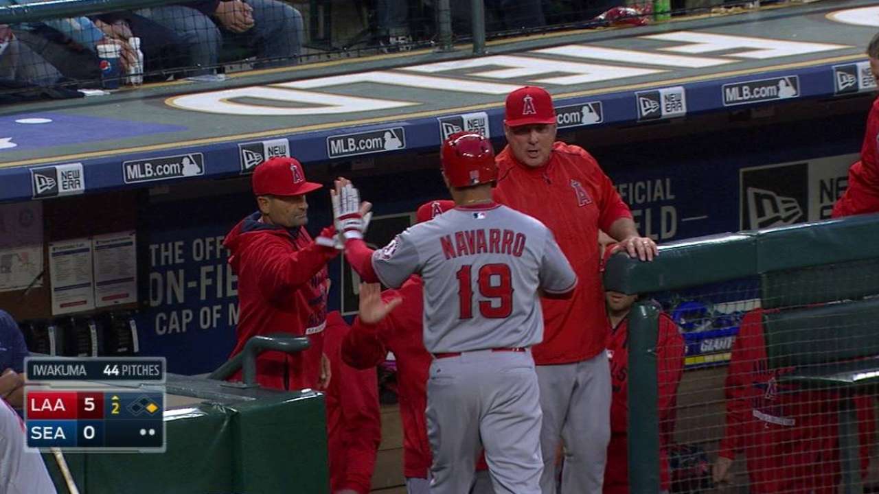 Trout's sacrifice fly