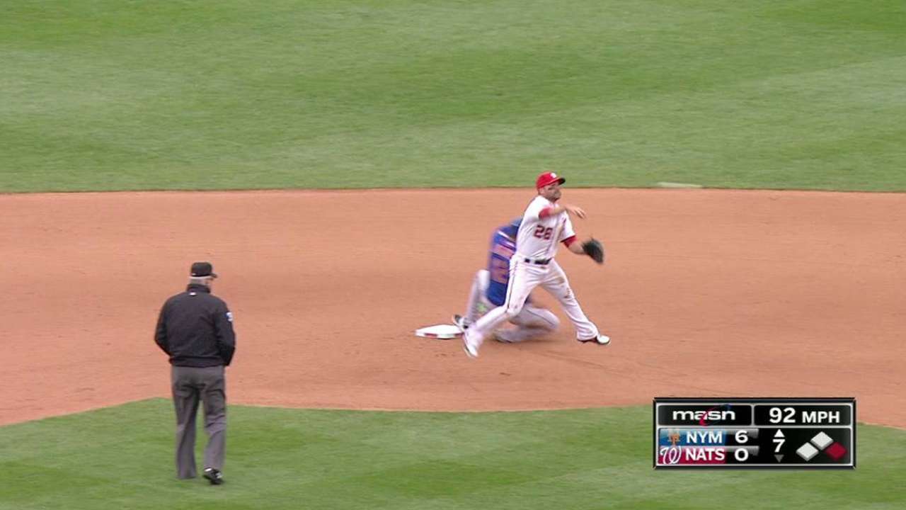 Strasburg batalló y Nacionales cayeron ante Mets
