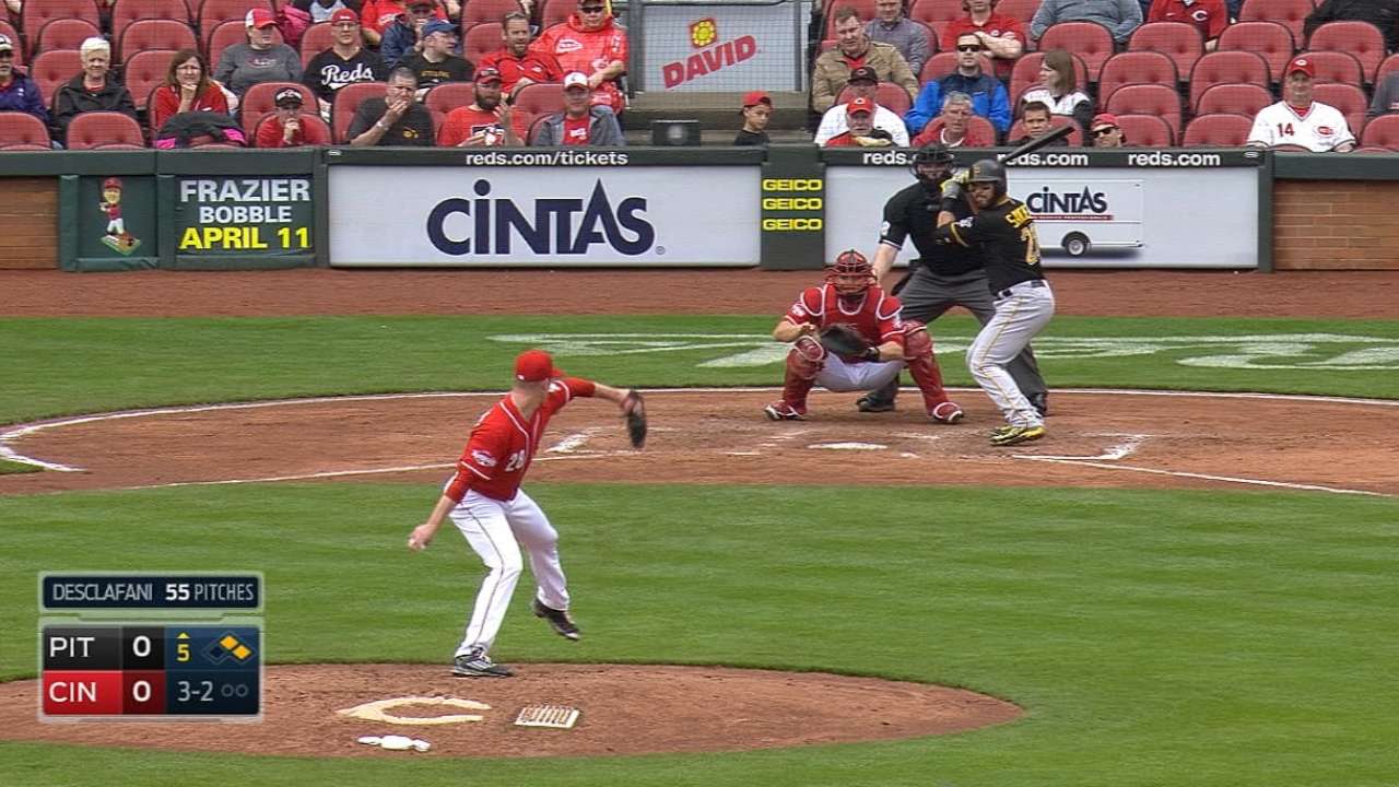 DeSclafani's six strikeouts