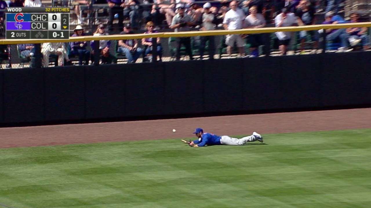 Rockies, Cubs both bat their pitcher in 8th spot