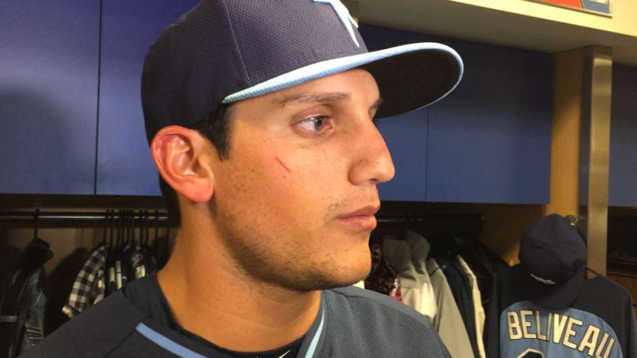 Excited Mahtook gets callup to The Show