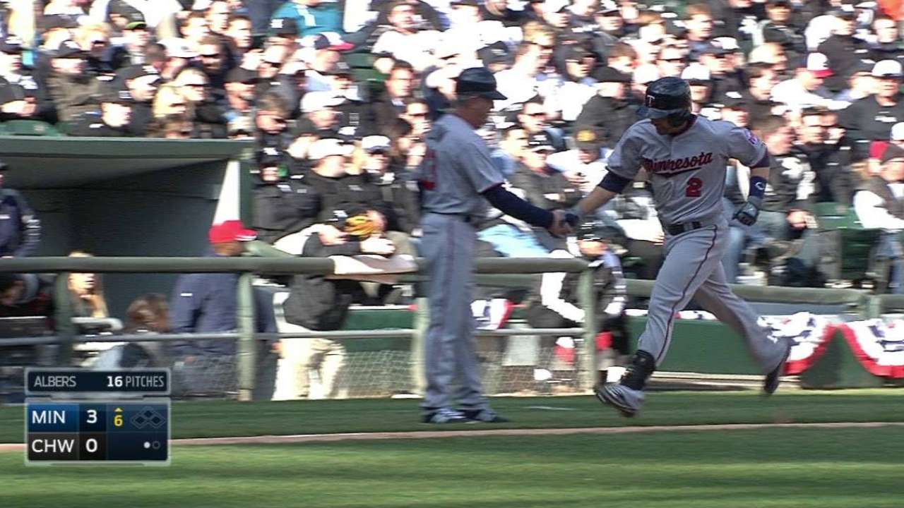 Dozier's solo shot