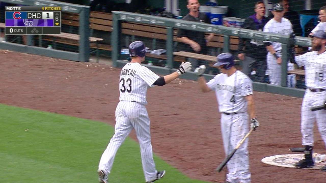 Morneau's solo dinger