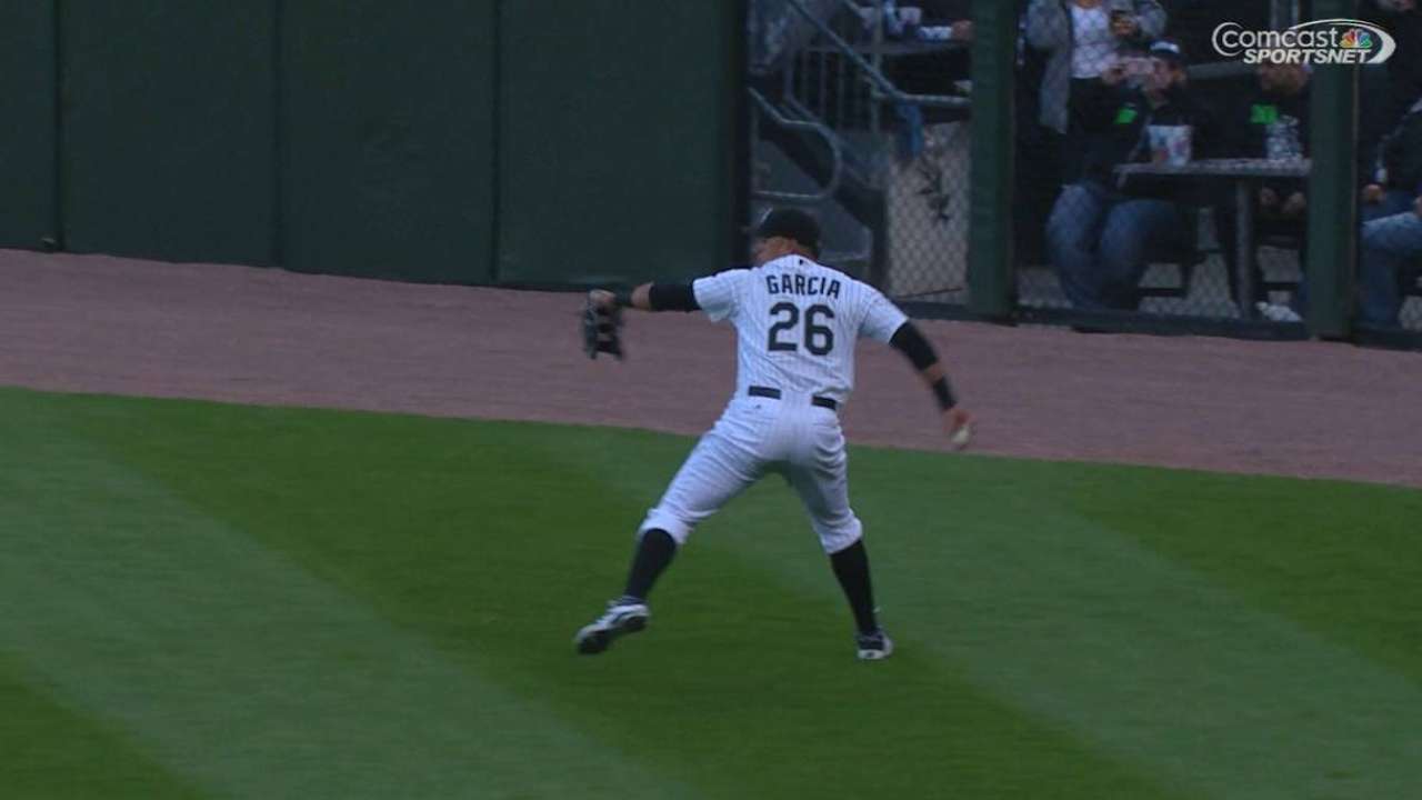Garcia not ready to start diving for balls